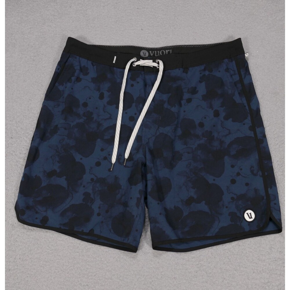 Vuori Kore Shorts Mens 2XL Blue 7in Athletic Drawstring